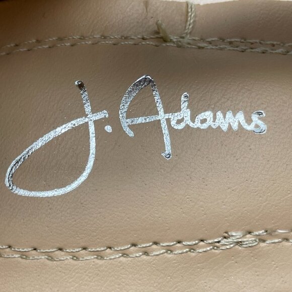 J. Adams Cream Platform Sandal Size 10 - Picture 7 of 8